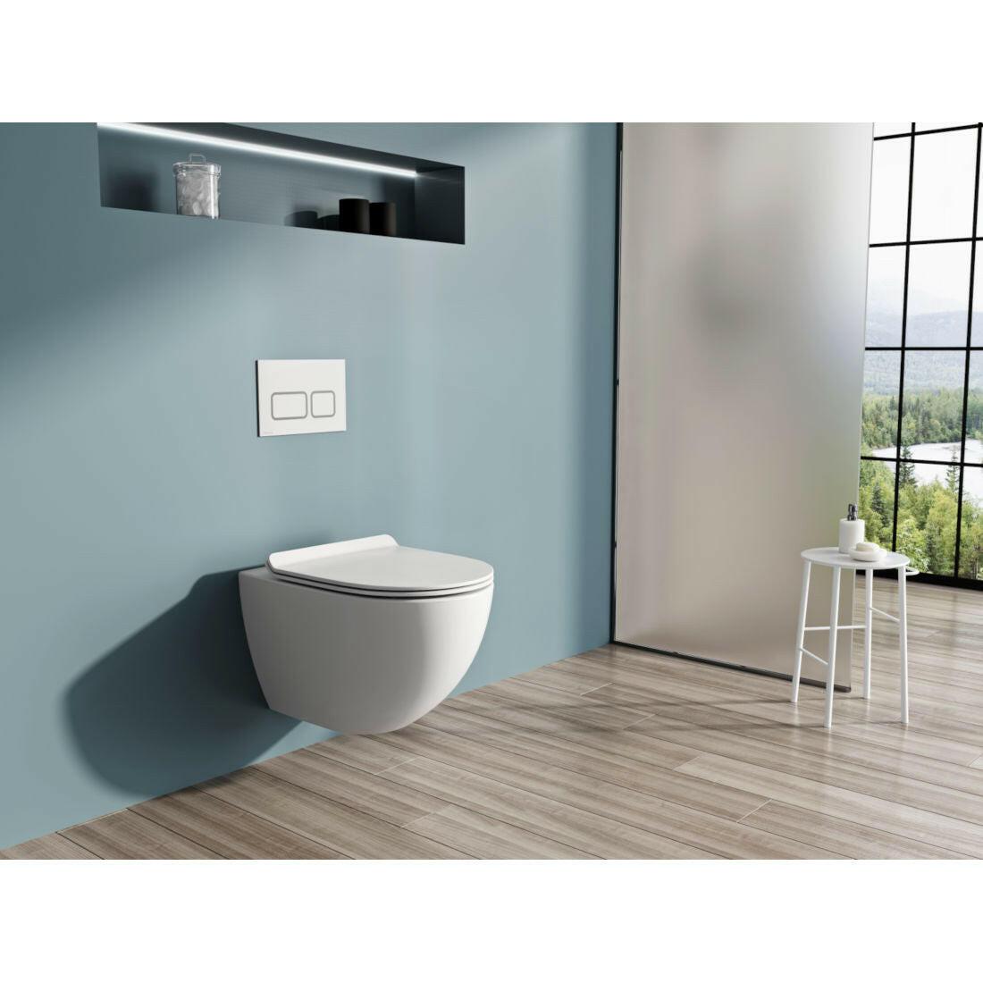 Ravak Vita RimOff WC csésze fali, perem nélküli, fehér (X01860)