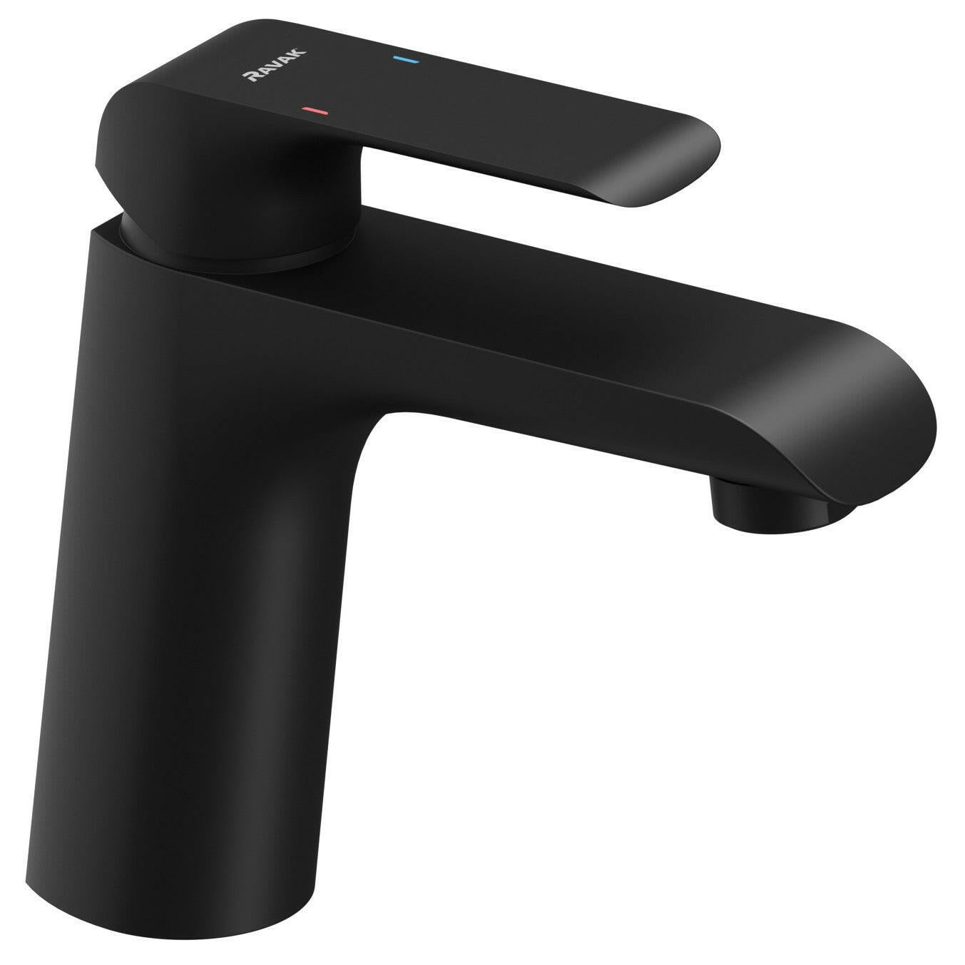 Ravak FL 014.20 Flat Black mosdó csaptelep, álló, leeresztő nélkül, fekete