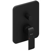 Ravak FL 065.20 Flat Black zuhany csaptelep, falba süllyesztett, váltóval R - Boxhoz, fekete