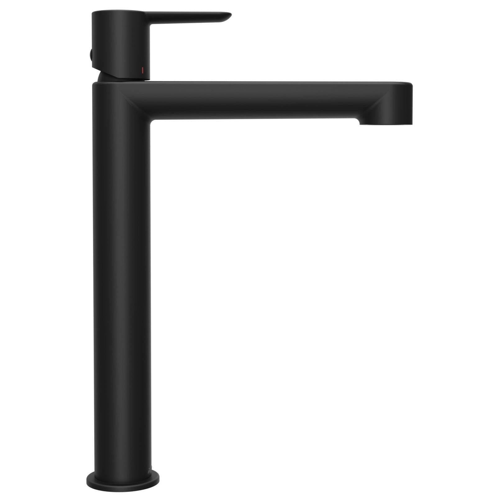 Ravak PU 015.20 Puri Black mosdó csaptelep, álló, magas, leeresztő nélkül, fekete