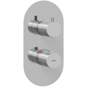 Ravak Espirit zuhanycsaptelep falba süllyesztett, termosztátos, kétutas, belső egység nélkül, króm (X070206)