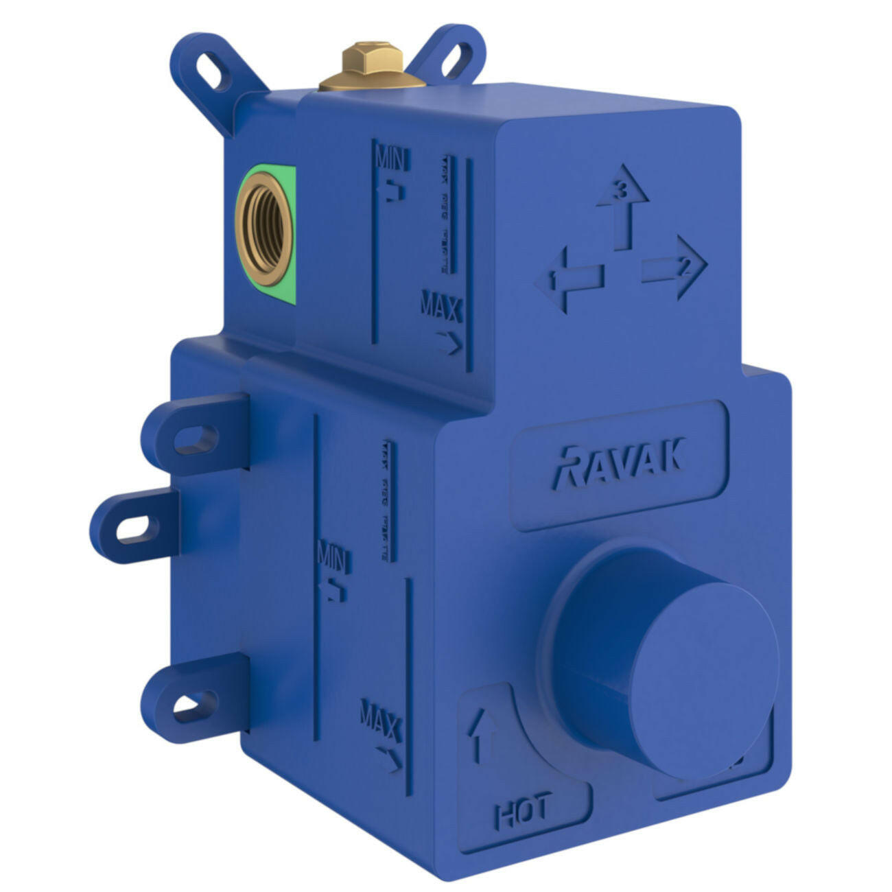 Ravak R-box 07C.50 Termo alaptest a falba süllyesztett termosztátos csaptelepekhez-1