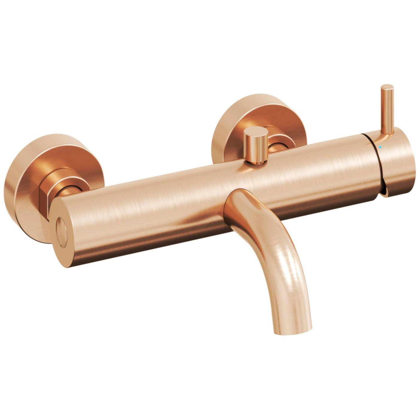 Ravak Espirit kádcsaptelep, fali, zuhanyszett nélkül, rose gold (X070353)