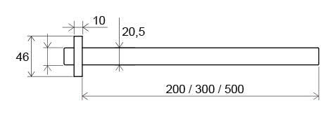 Ravak mennyezeti kar 50cm 705.00-2