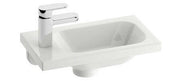 RAVAK Chrome kézmosó 40x22 cm fehér balos (XJGL1100000)