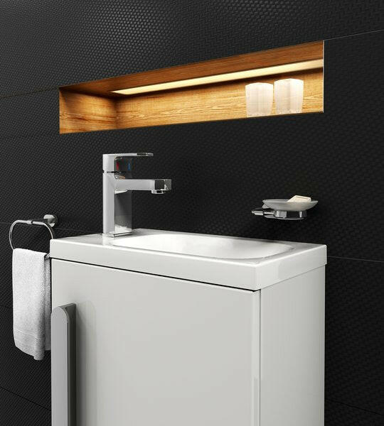 RAVAK Chrome kézmosó 40x22 cm fehér balos (XJGL1100000)