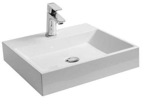 Ravak Natural mosdó 50x45 fehér túlfolyó nélkül ( XJO01250000 )