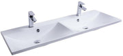 RAVAK Flat Duo 120x46 mosdó fehér, túlfolyóval ( XJP01112000 )