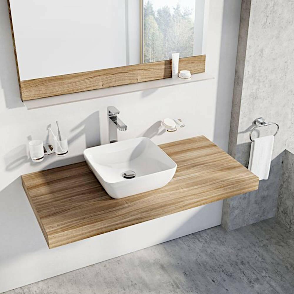 Ravak Uni 380 slim kerámia mosdó 38x38x12,5cm (XJX01138001)