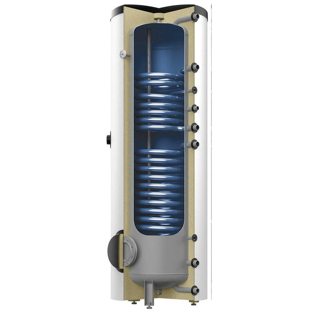 REFLEX indirekt HMV tároló AF750/2 fehér 2 hőcserélős C