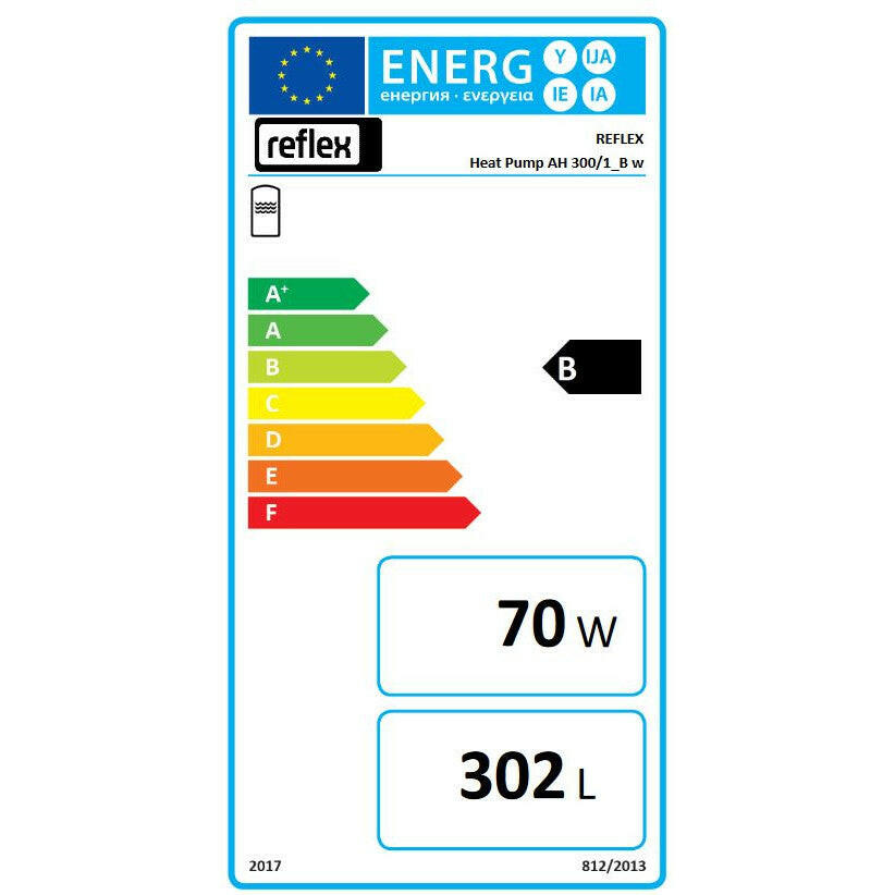 Reflex AH 300/1indirekt tároló hőszivattyúhoz fehér B-3