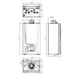 Remeha Avanta ACE 35C kondenzációs gázkazán, kombi 30 Kw-2