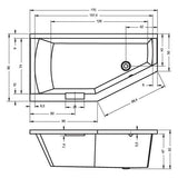 Riho Geta fürdőkád 170x90 cm jobbos (BA8800500000000)-2