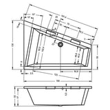 Riho Doppio fürdőkád 180x130 cm balos (BA9100500000000)-3