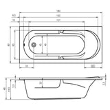 Riho Future fürdőkád 180x80 cm (BC3100500000000)-1