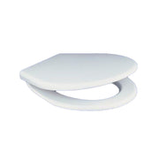 Design WC ülőke 1001, fehér, rozsdamentes zsanérral-0