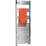 SAPHO ALYA íves fürdőszobai radiátor, 600x1118mm, 364W, króm (1110-10)-0
