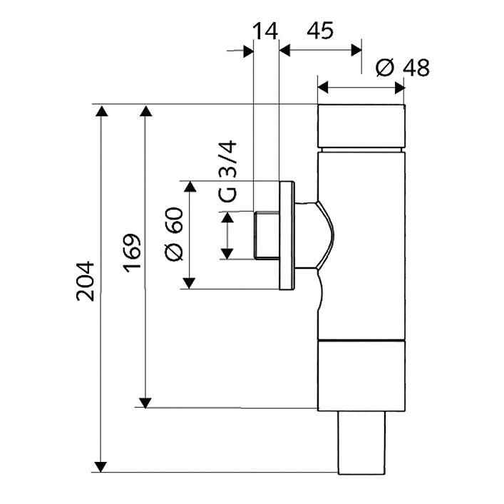 SCHELL Basic WC - öblítőszelep
