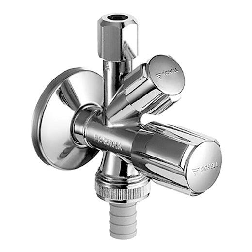 Schell Comfort kombinált sarokszelep mosógéphez 1/2" - 3/8" - 3/4" ( 035510699 )