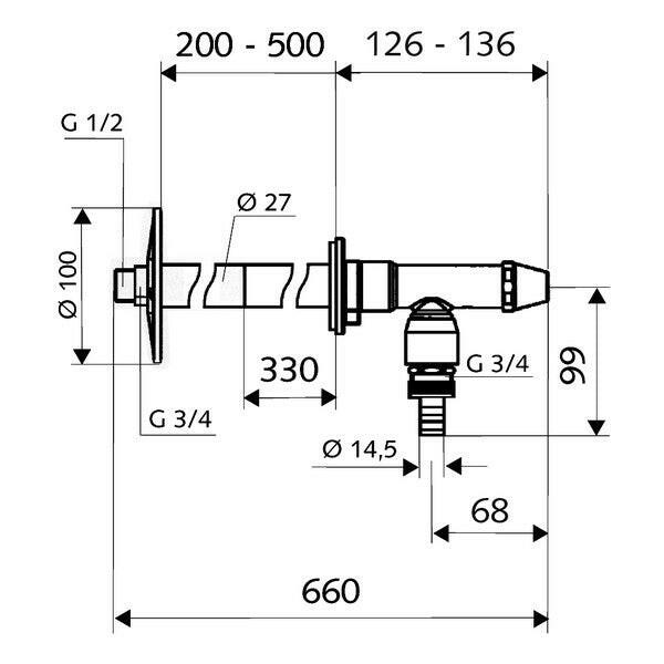 Schell kerticsap fagybiztos 1/2"
