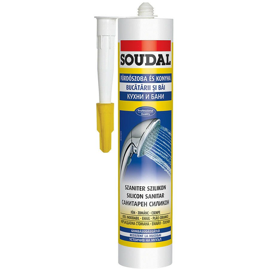 Soudal szaniter szilikon transzparens 300ml (103217)