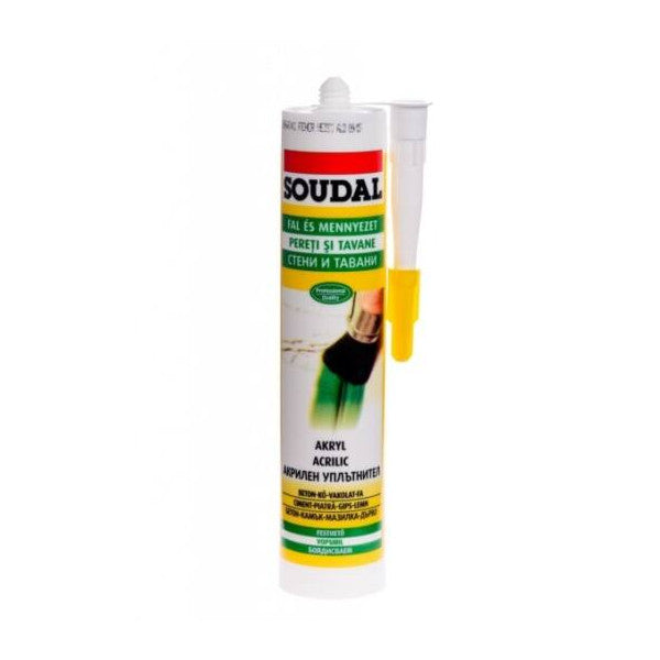 Soudal akril fehér 280 ml (új cikkszáma:154565)-1