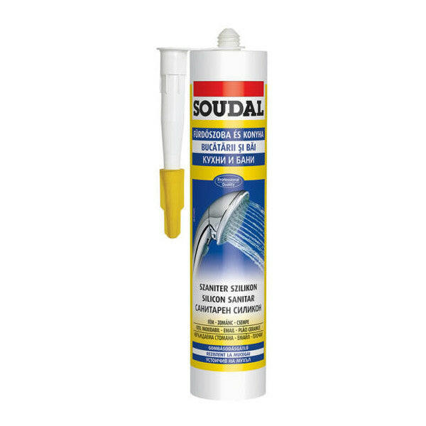 Soudal szaniter szilikon szürke 280ml-0