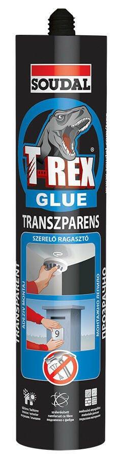 Soudal T - REX traszp. szálerősített szerelő ragasztó 310g kék