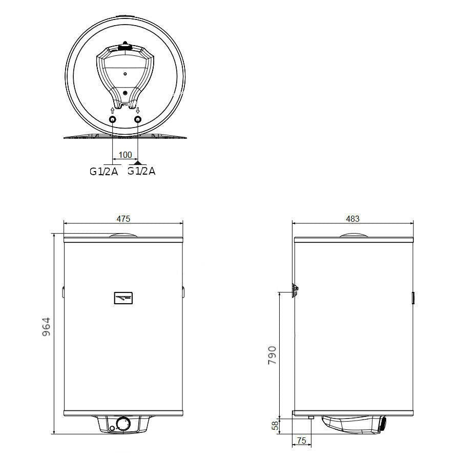 Stiebel Eltron PSH 100 Classic elektromos vízmelegítő (235962)