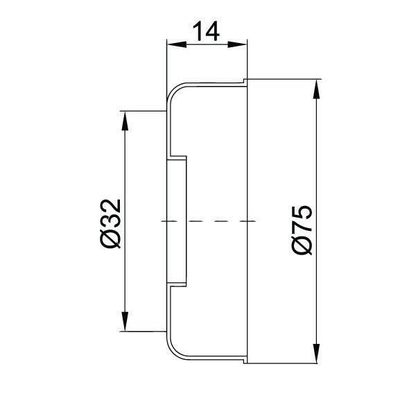 Styron csőtakaró 32 magas (STY - 067 - 32)