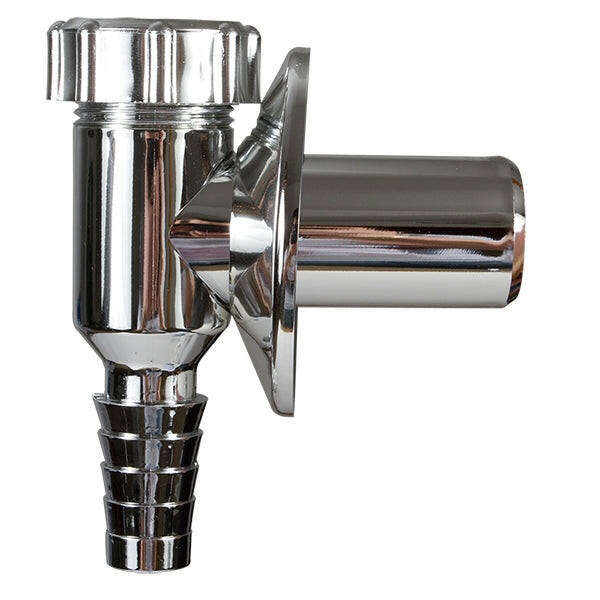 Styron mosogépszifon falon kívül króm-0