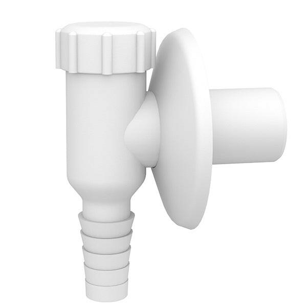 Styron mosógépszifon falon kívül fehér-0