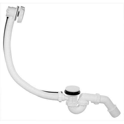 Styron kádszifon komplett króm83 cm