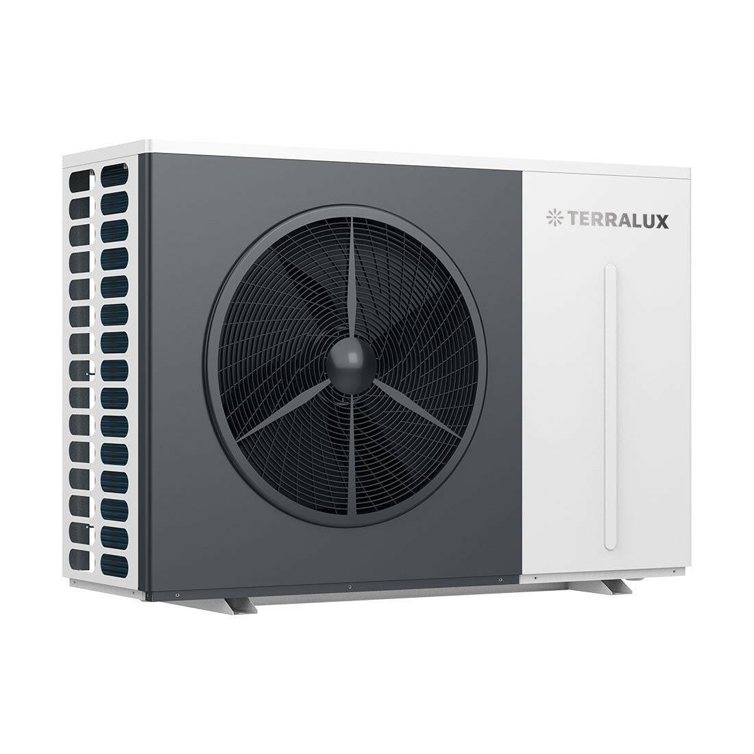 TERRALUX Sunglow 12 monoblokk levegő - víz hőszivattyú, 3 fázis, Wi - fi - s 4,5kW - 12,7kW,DC inverter,R290 (NE - F130HCR5TI)