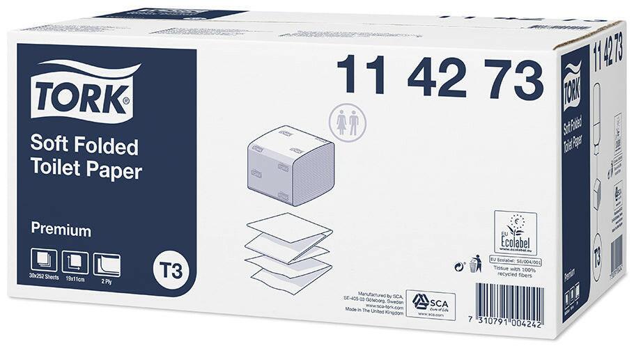 Tork Soft WC - papír hajtogatottT3