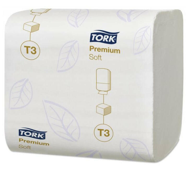 Tork toalettpapír Soft Folded, T3, fehér-1