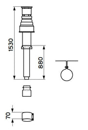 VAILLANT 80/125 PP függőleges kivezető-0