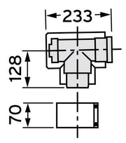 VAILLANT 80/125 PP tisztító könyök (303217)