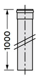 VAILLANT 80 PP hosszabbító cső 1fm-0