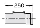 VAILLANT 80 PP tisztítóidom 25cm egyenes-0