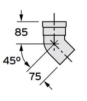VAILLANT 80 PP ív 45° (2db) (303259)
