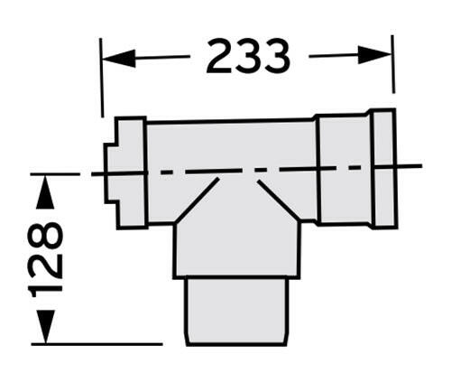 VAILLANT 80 PP tisztító T-idom-0