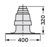 VAILLANT 80/125 kürtőfedél (303963)