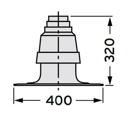 VAILLANT 80/125 kürtőfedél (303963)