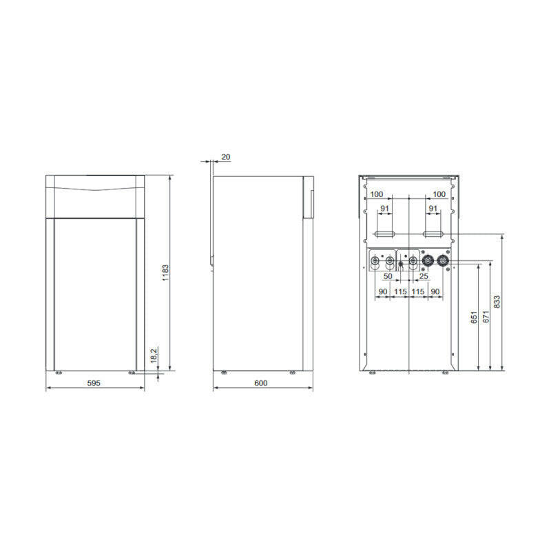 VAILLANT flexoTHERM exclusive VWF 157/4 hőszivattyú talajhő - víz, aktív hűtéssel, 3 fázis