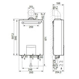 Vaillant turboMAG plus 155/1-5 RT átfolyó rendszerű zárt égésterű vízmelegítő-2