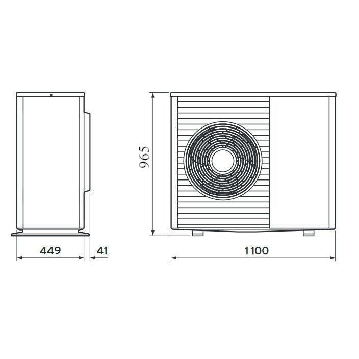 Vaillant aroTHERM plus VWL 75/6 A 230V levegő - víz hőszivattyú aktív hűtéssel, 1 fázis (0010023443)