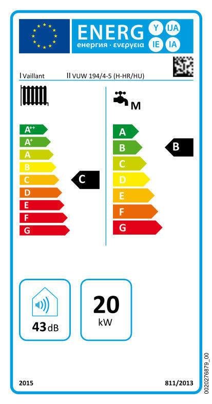 VAILLANT Kazán VUW 194/4 - 5 PRO atmoTEC ErP kéményes (0010024482)