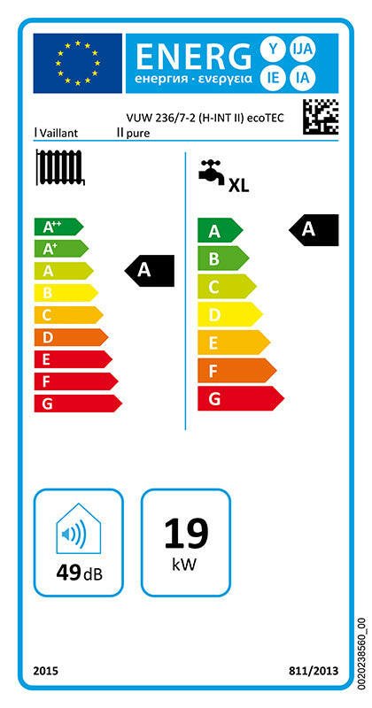 VAILLANT ecoTEC pure VUW 236/7 (H - INT II) kombi kondenzációs gázkazán (10019976)