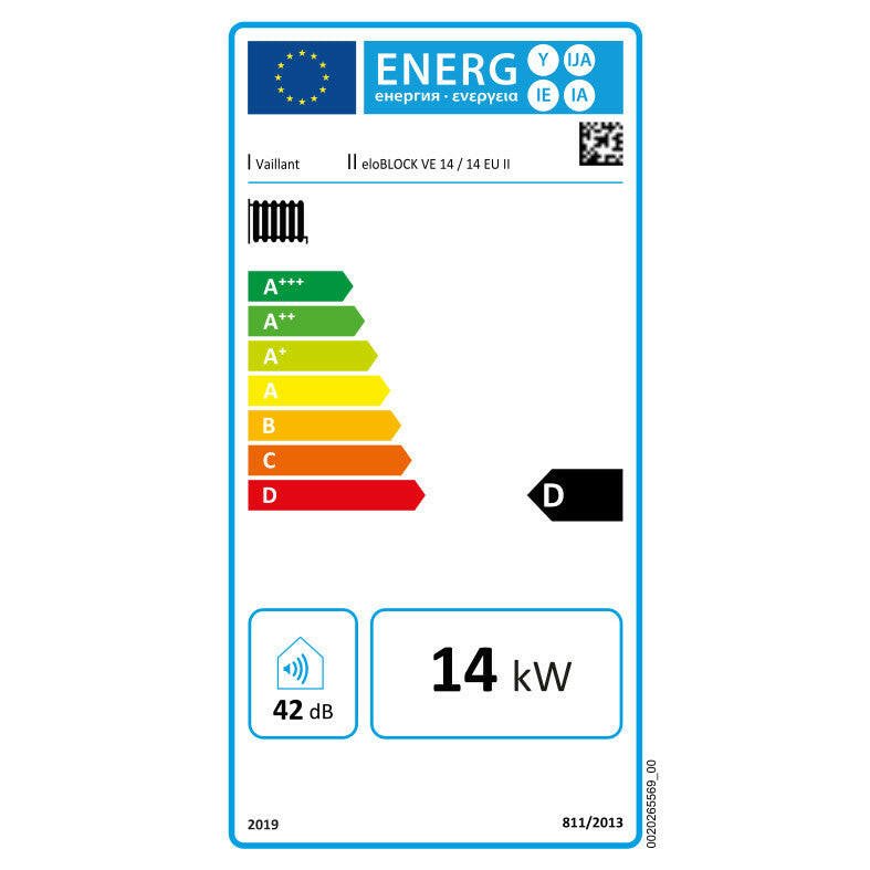 Vaillant eloBLOCK VE 14/14 EU II elektromos fali kazán (0010023685)